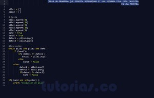 programacion en python: inclusioin de una pila en otra