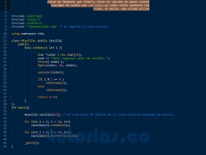 programacion en C++: aplicacion clase Casilla