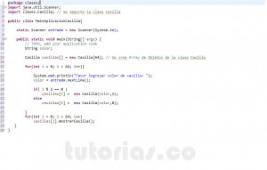 programacion en java: aplicacion clase Casilla