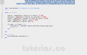 programacion en matlab: aplicacion clase Empleado