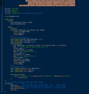 programacion en c++: clase Avion