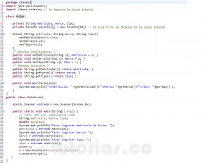 programacion en java: clase Avion