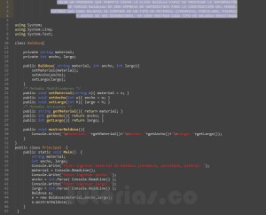 programacion en c#: clase Baldosa