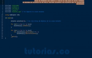 programacion en C++: clase consulta Asiento