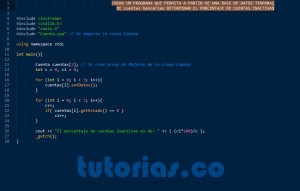 programacion en C++: clase consulta Cuenta