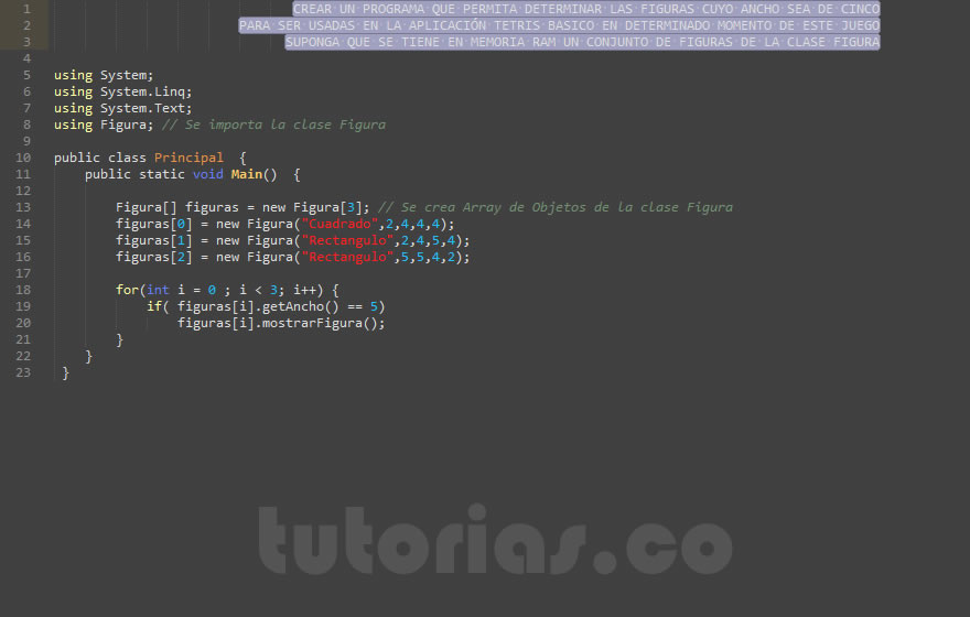 POO + visualStudio c# (clase consulta Figura)