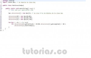 programacion en java: consulta clase GPS