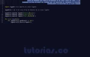 programacion en python: clase consulta Jugador