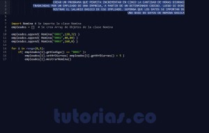 programacion en python: clase consulta Nomina