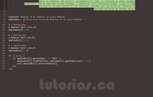 programacion en ruby: clase consulta Nomina