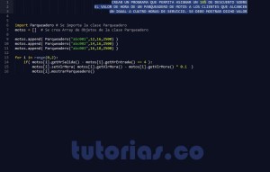programacion en python: clase consulta Parqueadero