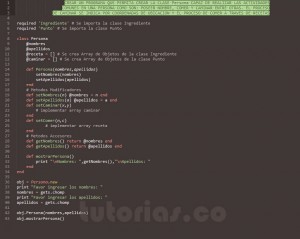 programacion en ruby: clase Persona