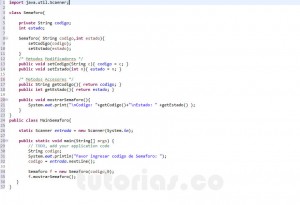 programacion en java: clase Semaforo