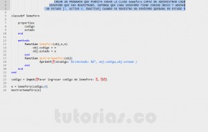 programacion en matLab: clase Semaforo