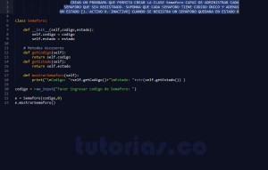 programacion en python: clase Semaforo