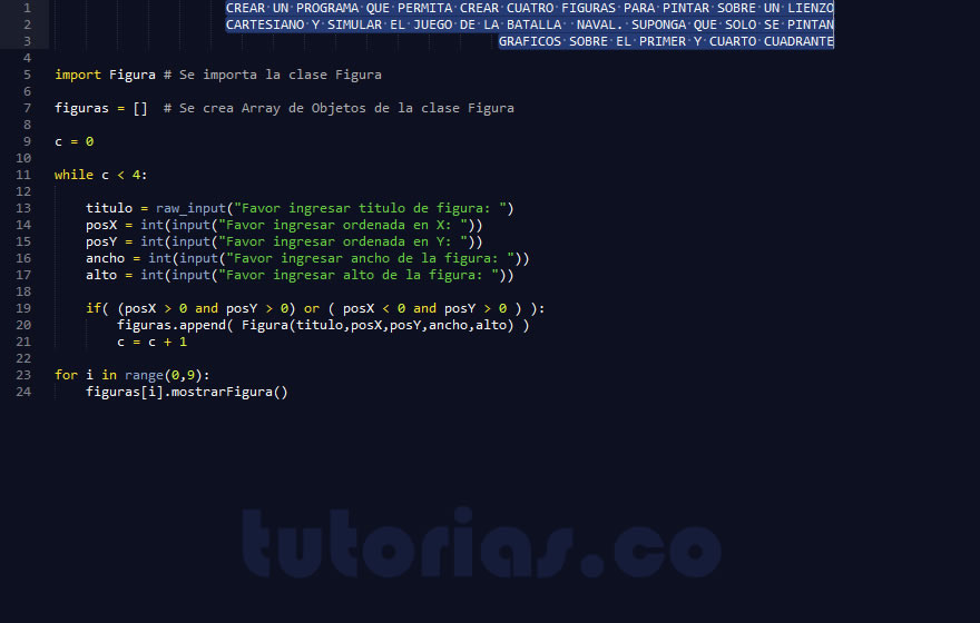 POO + python (aplicacion clase Figura)