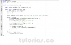 programacion en java: clase aplicacion Avion