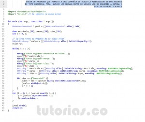 programacion en Objective C: clase aplicacion Avion