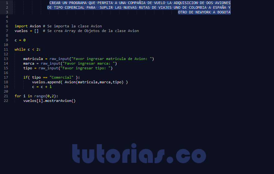 POO + python (aplicacion clase Avion)