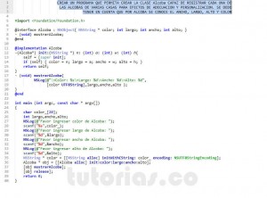 programacion en objective C: clase Alcoba