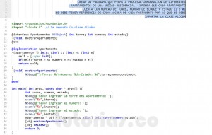 programacion en objective C: clase Apartamento