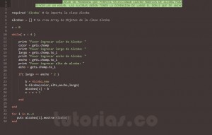 programacion en ruby: aplicacion clase Alcoba