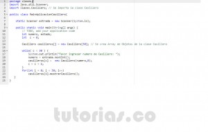 programacion en java: aplicacion clase Casillero