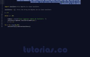 programacion en python: aplicacion clase Casillero