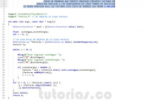 programacion en objective C: aplicacion clase Factura