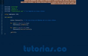 programacion en C++: aplicacion clase Lienzo