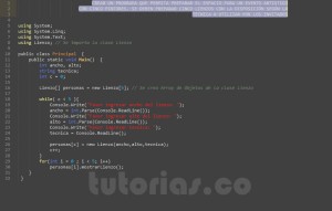 programacion en C#: aplicacion clase Lienzo