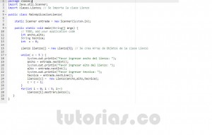 programacion en java: aplicacion clase Lienzo