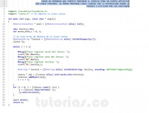 programacion en Objective C: aplicacion clase Lienzo