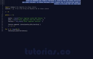 programacion en python: aplicacion clase Lienzo