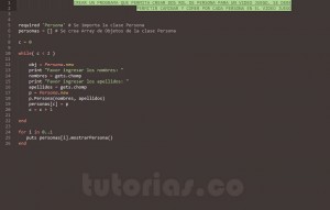 programacion en ruby: aplicacion clase Persona