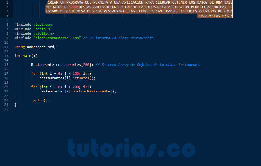 POO + visual C++ (aplicacion clase Restaurante)