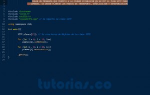 programacion en c++: aplicacion clase SITP