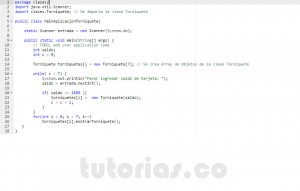 programacion en java: aplicacion clase Torniquete