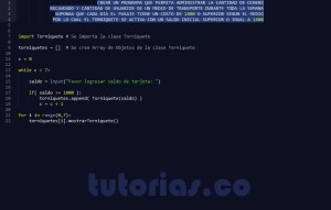 programacion en python: aplicacion clase Torniquete