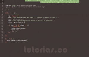 programacion en ruby: aplicacion clase Vagon