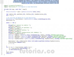 programacion en Objective C: aplicacion clase Reservacion