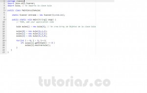 programacion en java: consulta clase Aula
