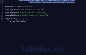 programacion en python: consulta clase Avion