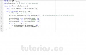 programacion en java: consulta clase Dispensador