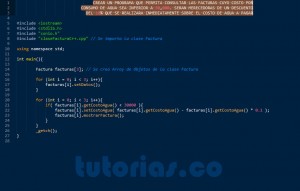 programacion en C++: consulta clase Factura