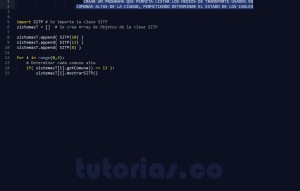 programacion en python: consulta clase SITP