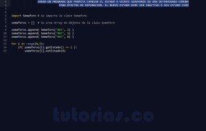 programacion en python: consulta clase Semaforo