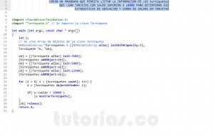 programacion en objective C: consulta clase Torniquete