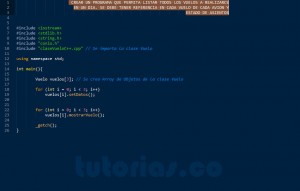 programacion en C++: consulta clase Vuelo