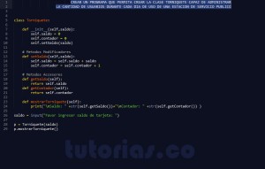 programacion en python: clase Torniquete